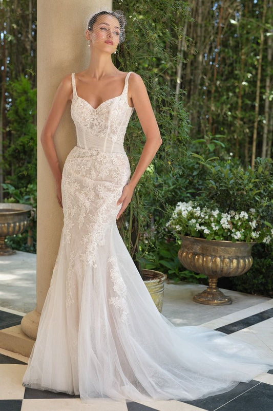 Fitted Lace Wedding Gown