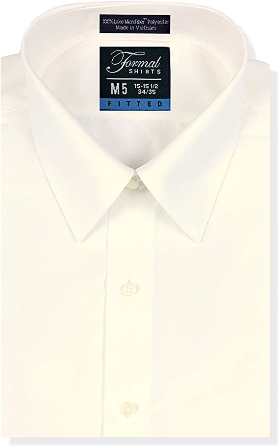 Luxe Microfiber Men's Fitted Dress Shirt, Tuxedo Shirt Tux-USA Luxe Microfiber Men's Fitted Dress Shirt, Tuxedo Shirt Tux-USA