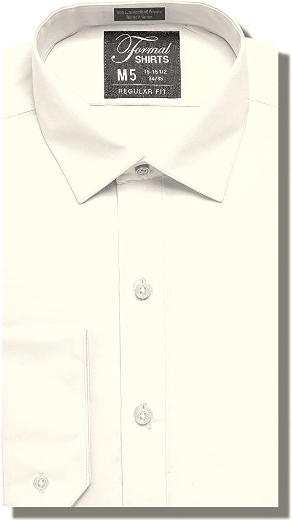Luxe Microfiber® Men’s Regular Fit Dress Shirt, Tuxedo Shirt