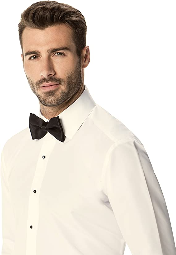 luxe microfiber dress shirt Luxe Microfiber Men's Regular Fit Dress Shirt, Tuxedo Shirt