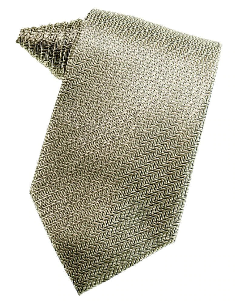 Herringbone Necktie Self Tie