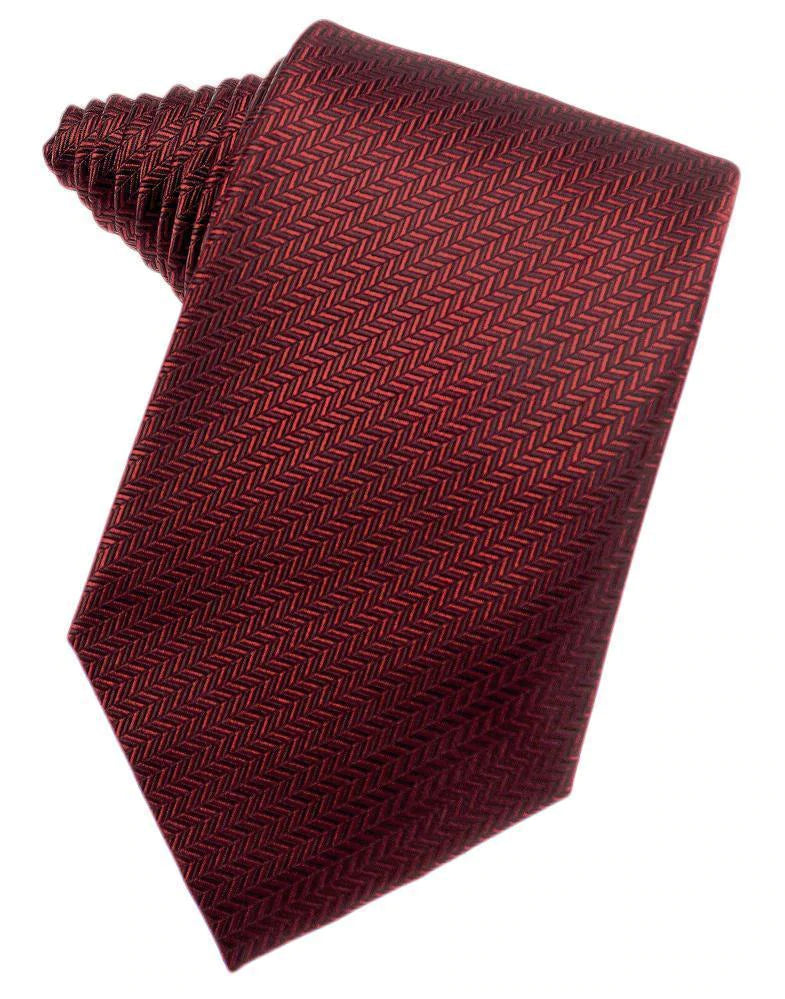 Herringbone Necktie Self Tie