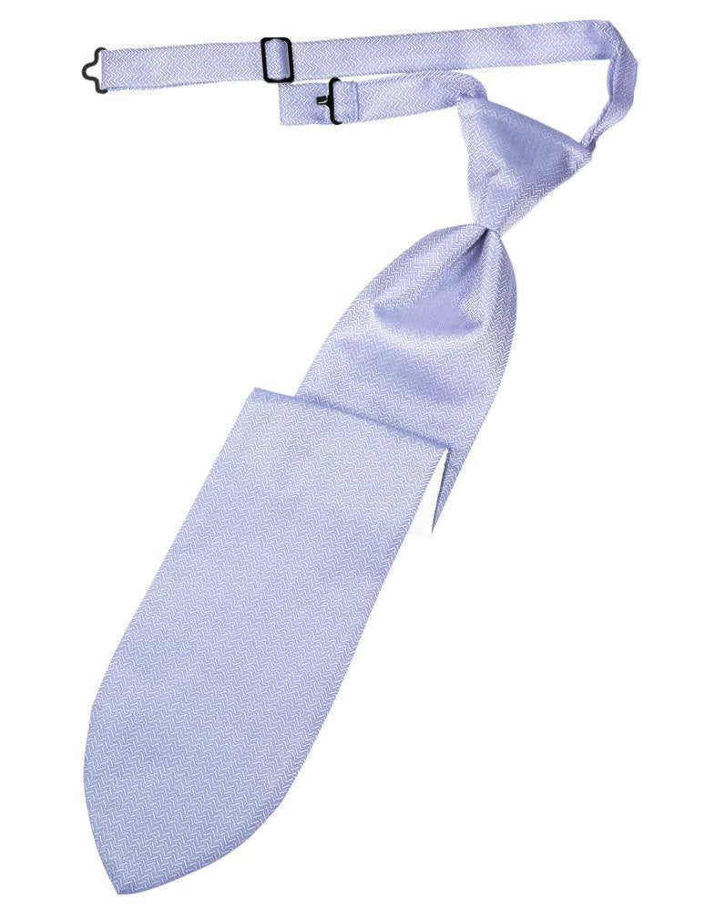 Herringbone Necktie Pre-Tied