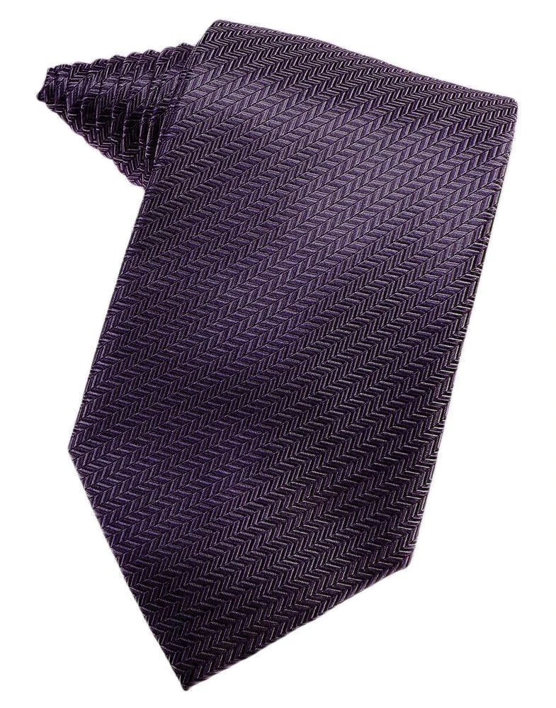 Herringbone Necktie Self Tie