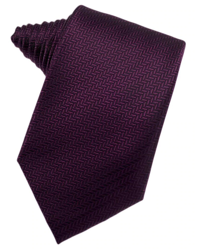 Herringbone Necktie Self Tie