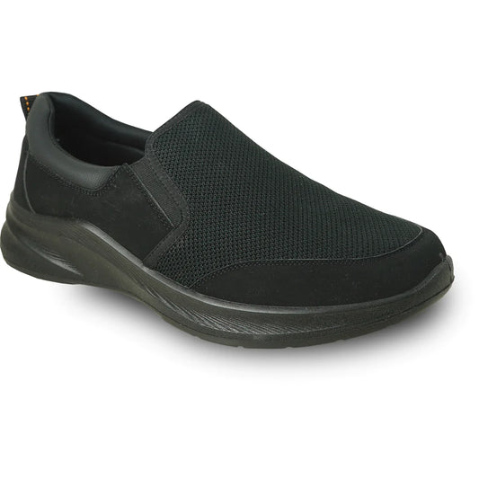 VANGELO Men Slip Resistant Shoe JIMMY-2 Black