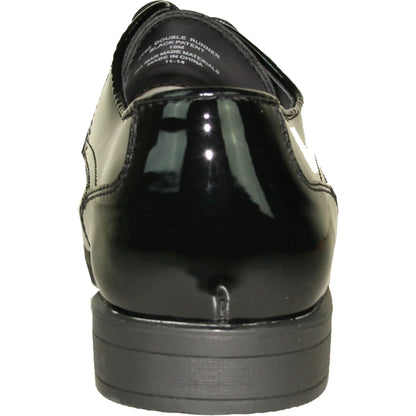 JEAN YVES Men Dress Shoe JY02 Oxford Formal Tuxedo for Prom & Wedding Shoe Black Patent