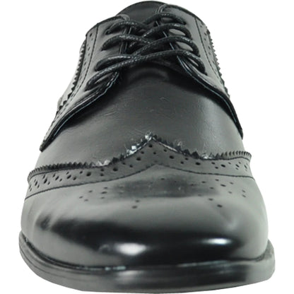 حذاء برافو الرجالي الرسمي KING-2 Wingtip Oxford Shoe