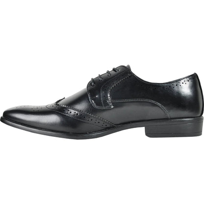 BRAVO Men Dress Shoe KING-2 Wingtip Oxford Shoe