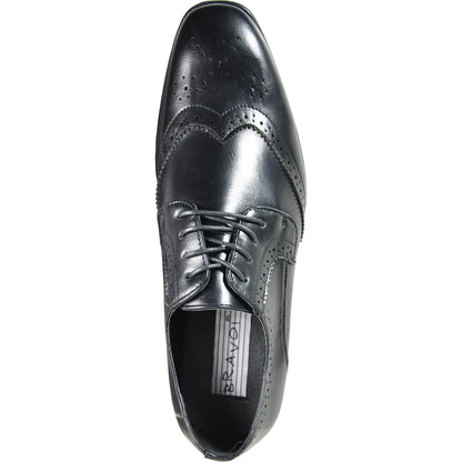 حذاء برافو الرجالي الرسمي KING-2 Wingtip Oxford Shoe