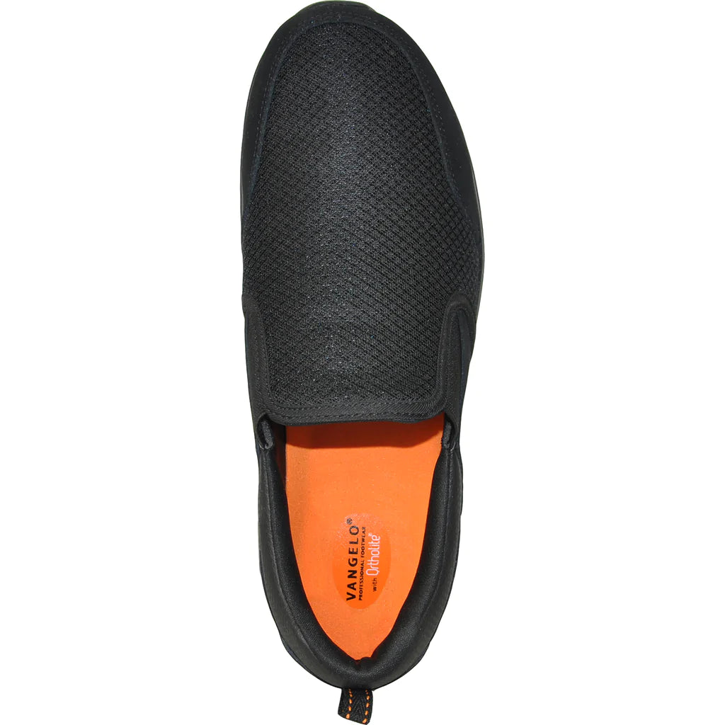 VANGELO Men Slip Resistant Shoe NICK-2 Black