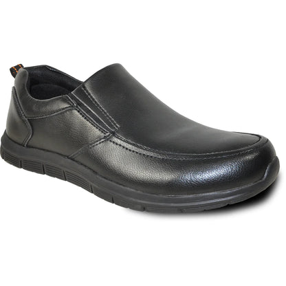 VANGELO Men Slip Resistant Shoe NICK-3 Black