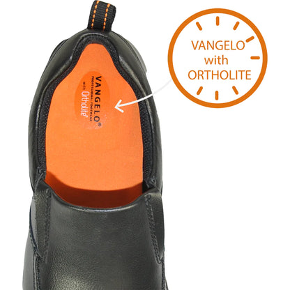 VANGELO Men Slip Resistant Shoe NICK-3 Black