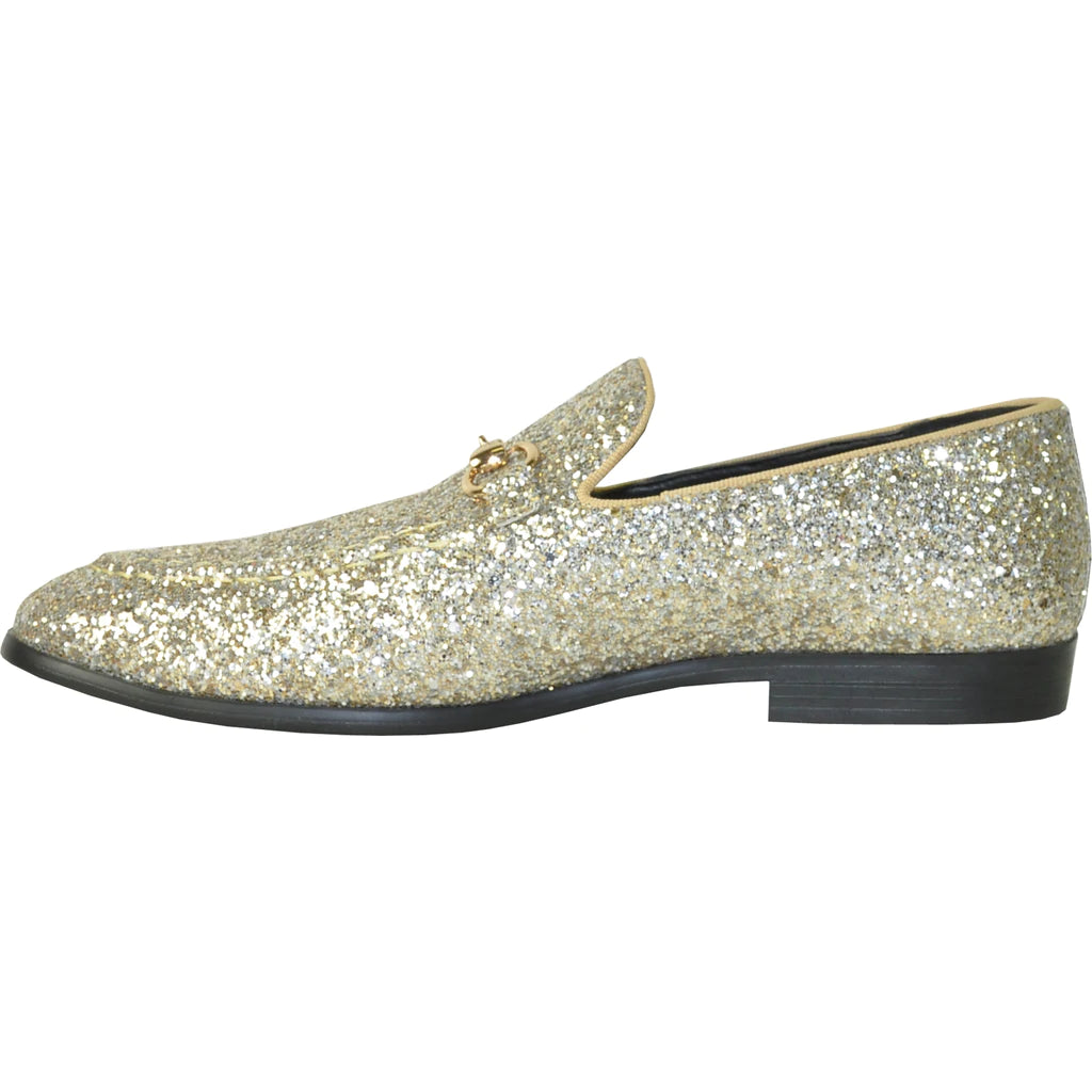 Bravo Gold Glitter Tuxedo & Prom Shoes 8.5 / Gold / Medium (D) Bravo Gold Glitter Tuxedo & Prom Shoes 8.5 / Gold / Medium (D)