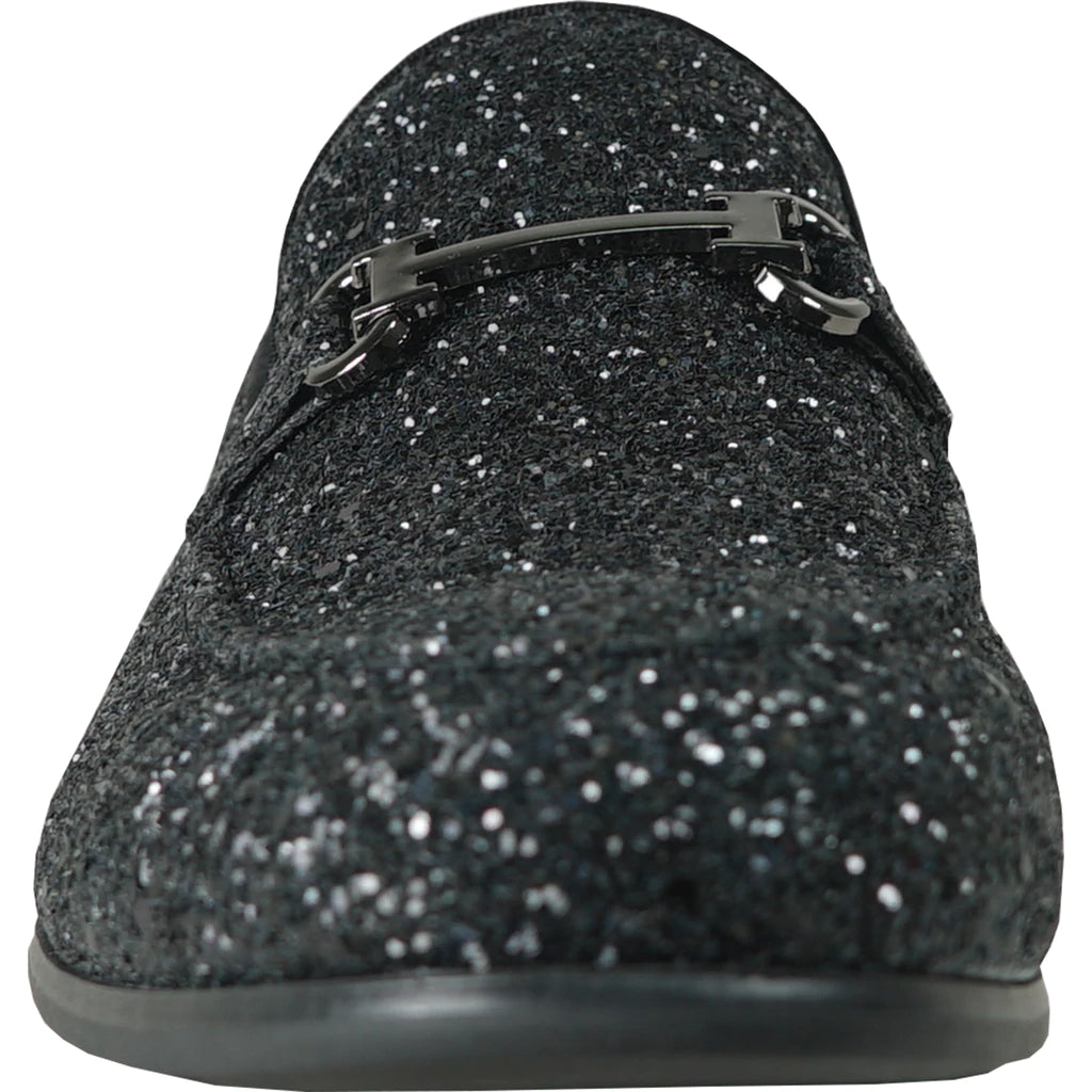 Bravo Black Glitter Tuxedo & Prom Shoes 9 / Black / Medium (D) Bravo Black Glitter Tuxedo & Prom Shoes 9 / Black / Medium (D)