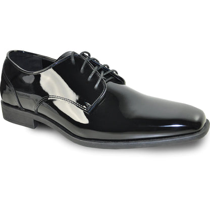 "Matteo" Black Vangelo Tuxedo Shoes