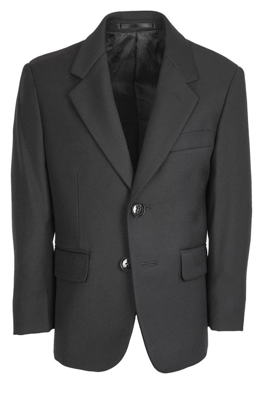 Aspen Kids Suit Jacket Notch (Separates) - 3 Boys / Black - 