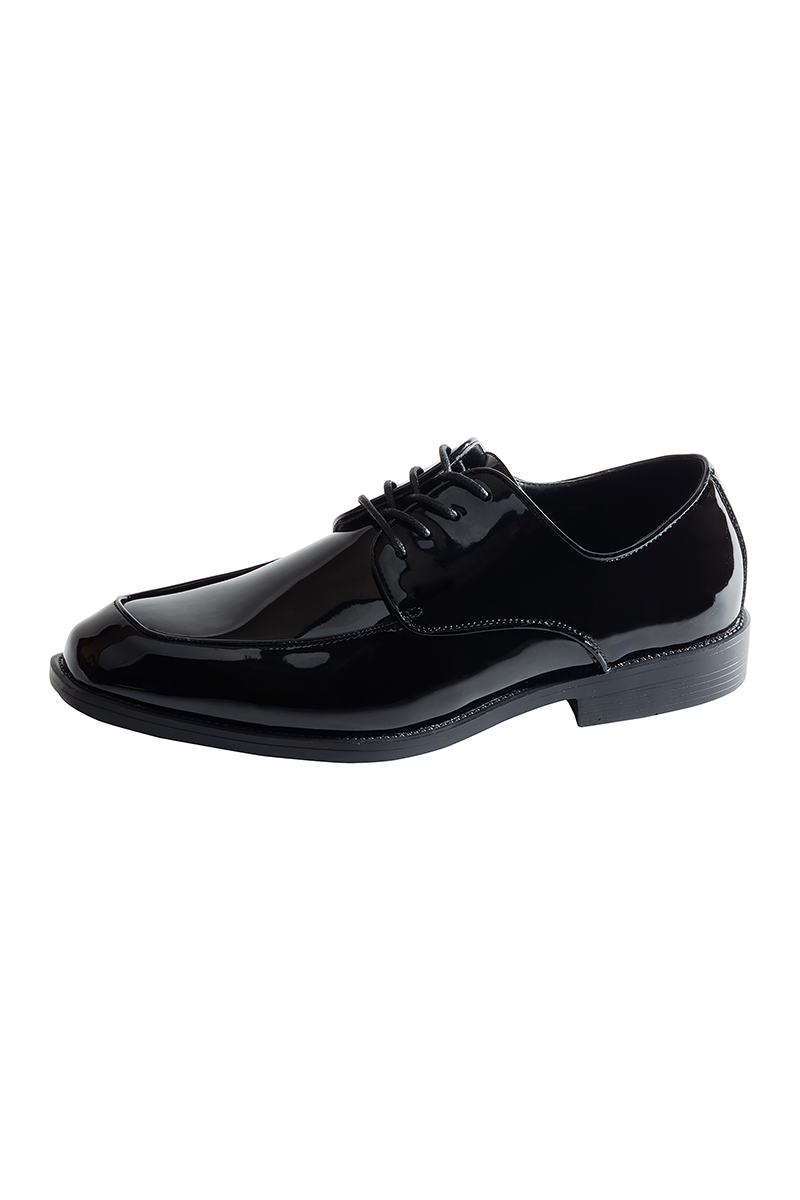 Bellagio Black Tuxedo Shoes - 7 / Wide (EE) / Black - 