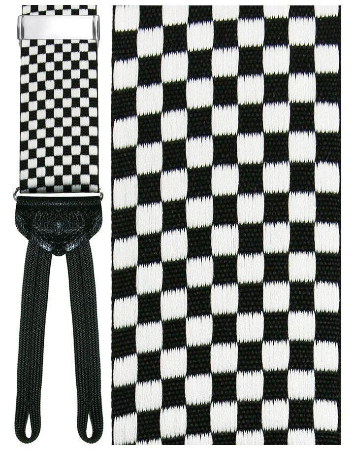 "Bergamo Checkered" Suspenders 1.5"Width