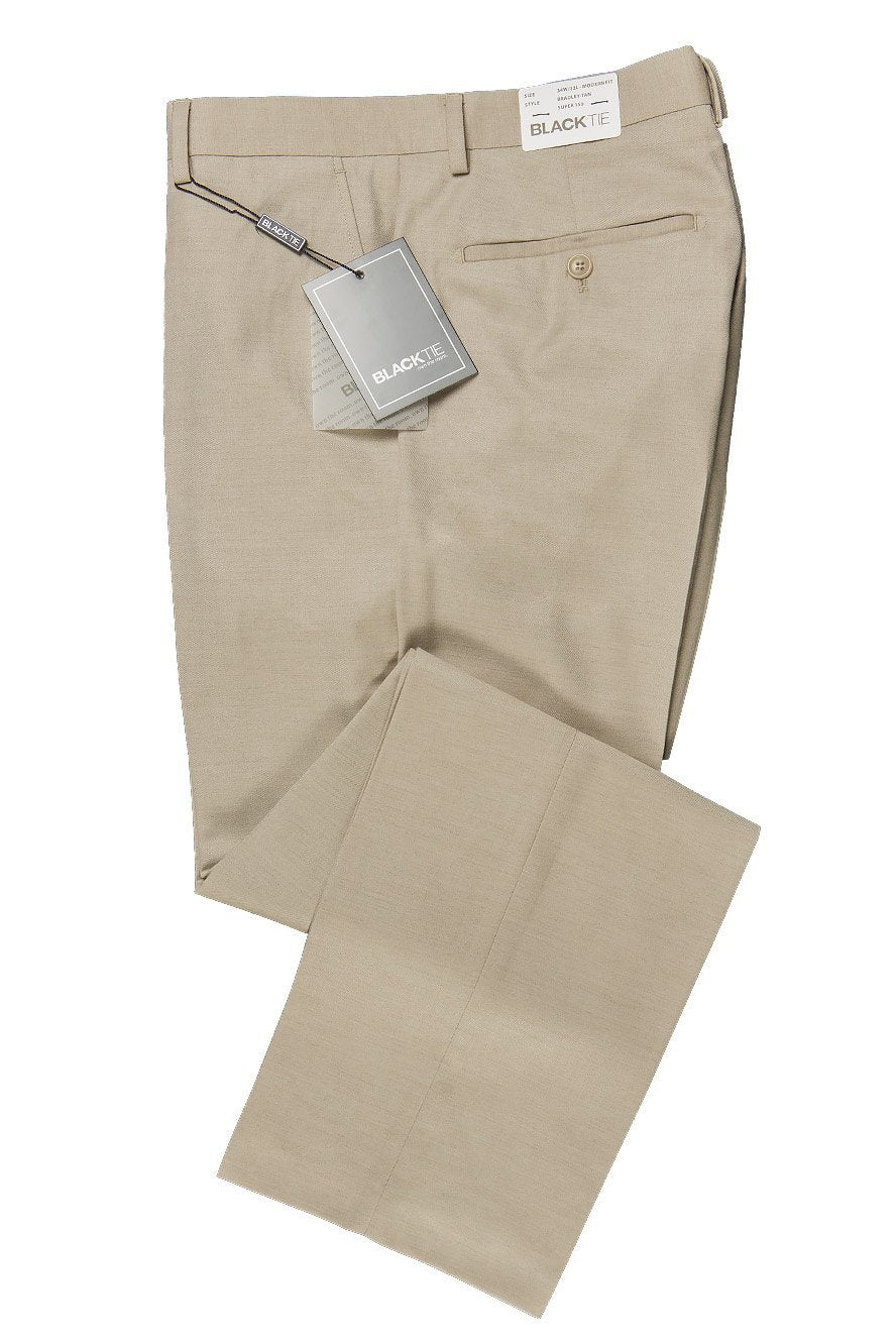 Bradley Tan Luxury Wool Blend Suit Pants - 28 / 30 / Modern 