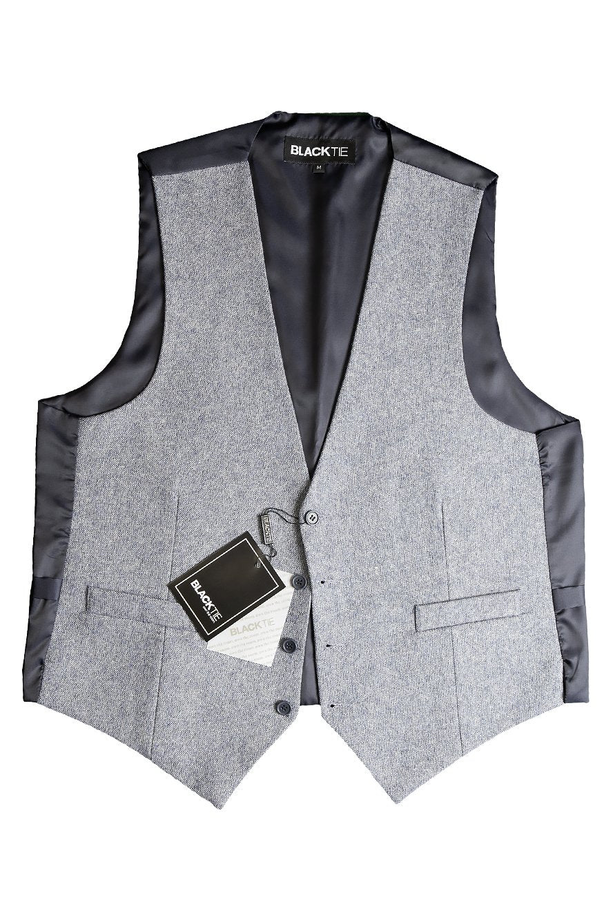 Brodie Tweed Vest - XS / Blue - Chaleco Caballero