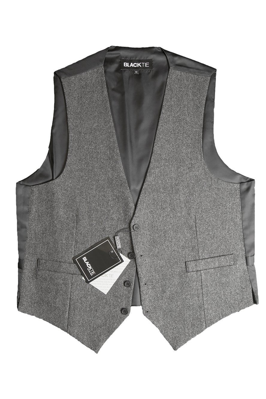 Brodie Tweed Vest - XS / Charcoal - Chaleco Caballero