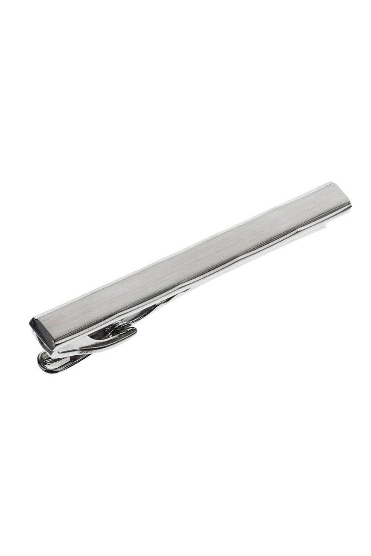 Brushed Silver Premium Tie Bar - Tie Bar