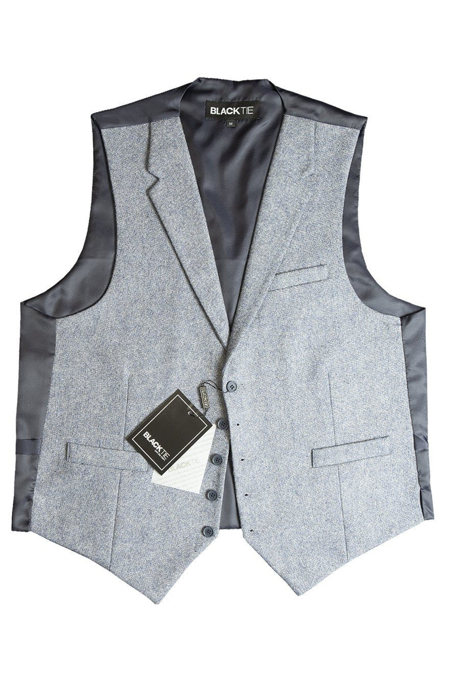 Camdyn Tweed Vest - XS / Blue - Chaleco Caballero