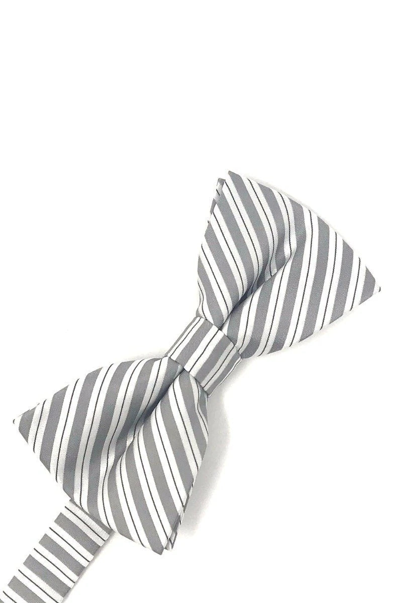 Newton Stripe Kids Bow Tie