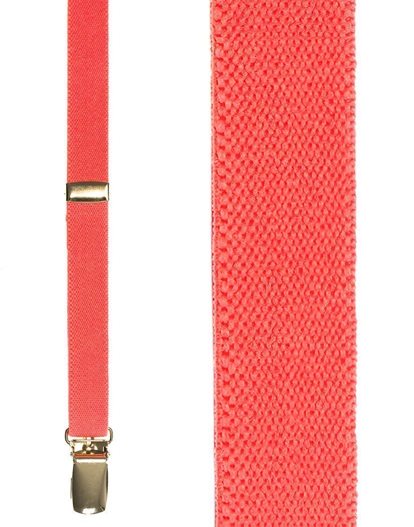 Charleston Suspenders 0.5 Width - Red - Tirantes Caballero