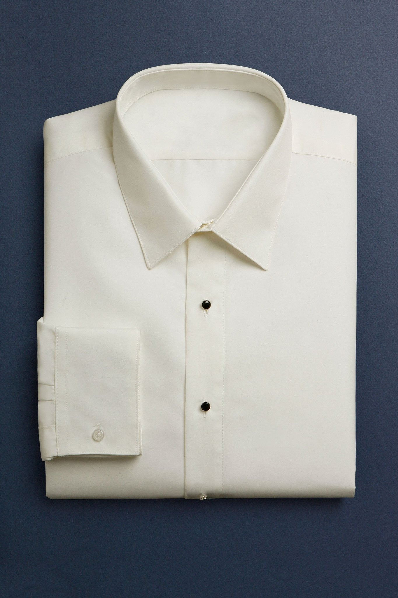 Tux-USA - Como Ivory Laydown Tuxedo Classic Fit Shirt Tux-USA Tux-USA - Como Ivory Laydown Tuxedo Classic Fit Shirt Tux-USA