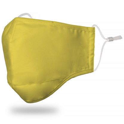Face Mask Adult - Solid Yellow - Face Mask