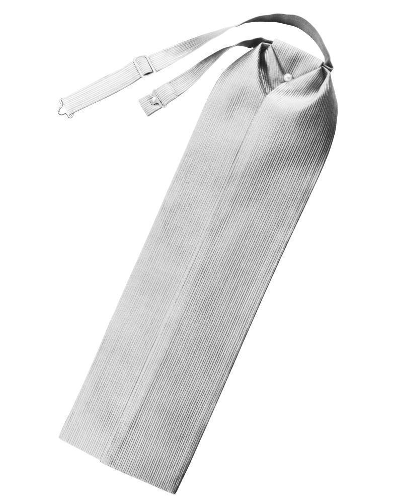 Faille Silk Ascot - Silver - corbata Caballero