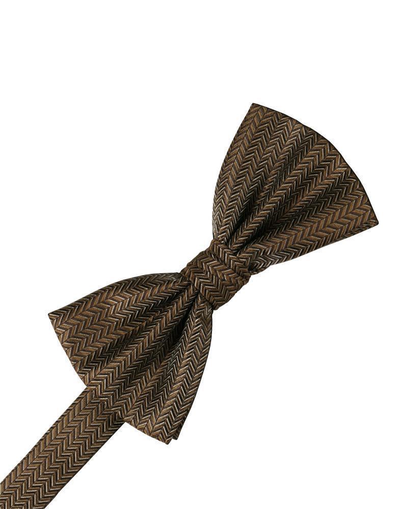 Herringbone Bow Tie - corbatin caballero