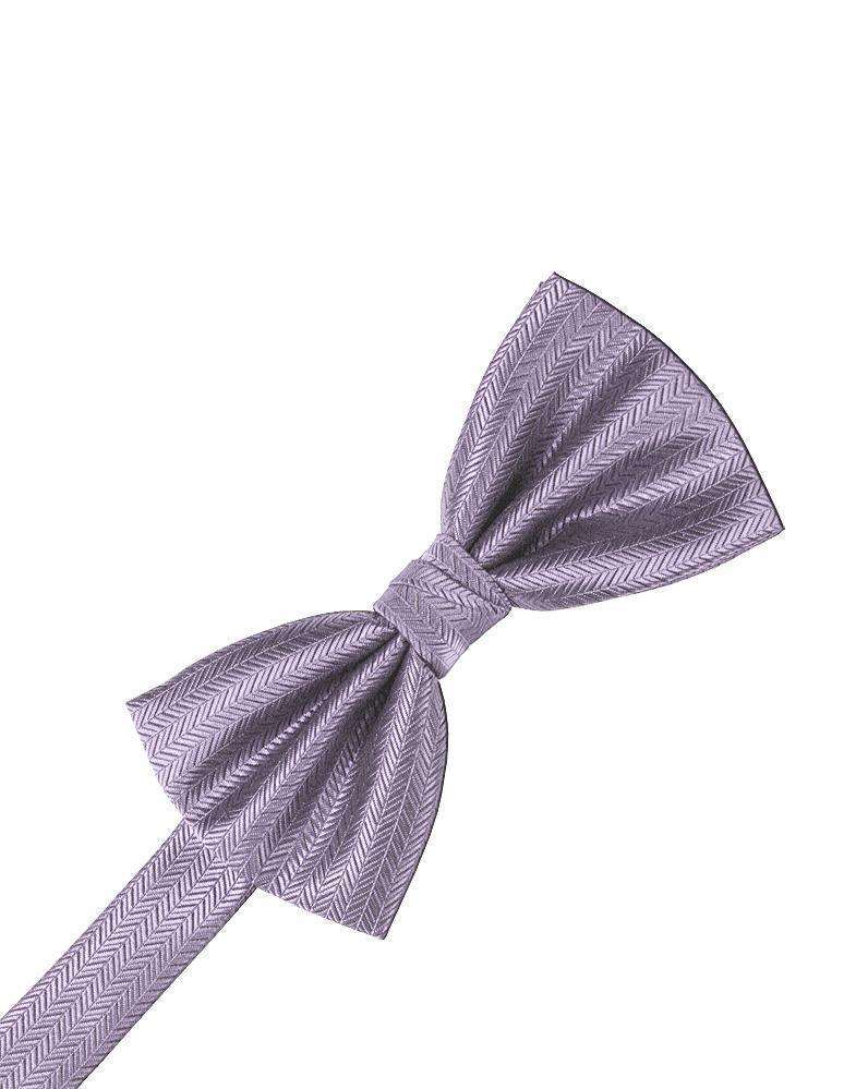 Herringbone Bow Tie - Heather - corbatin caballero