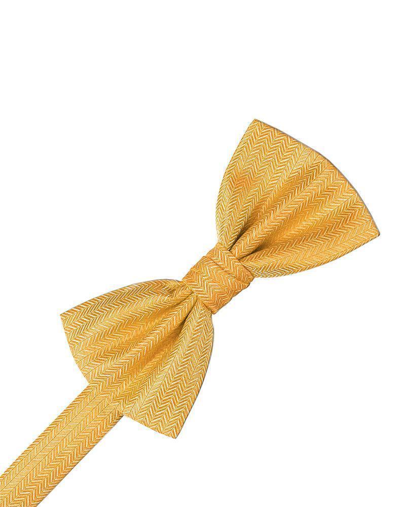 Herringbone Bow Tie - Mandarin - corbatin caballero