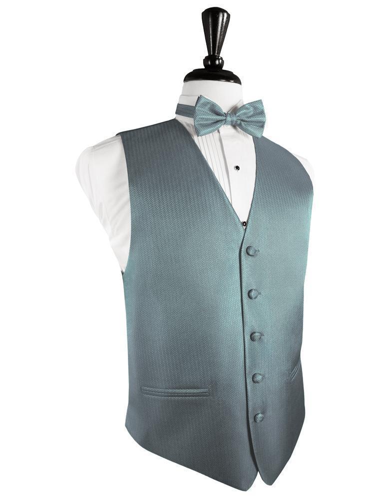 Herringbone Tuxedo Vest 2 - XS / Cloudy - Chaleco Caballero