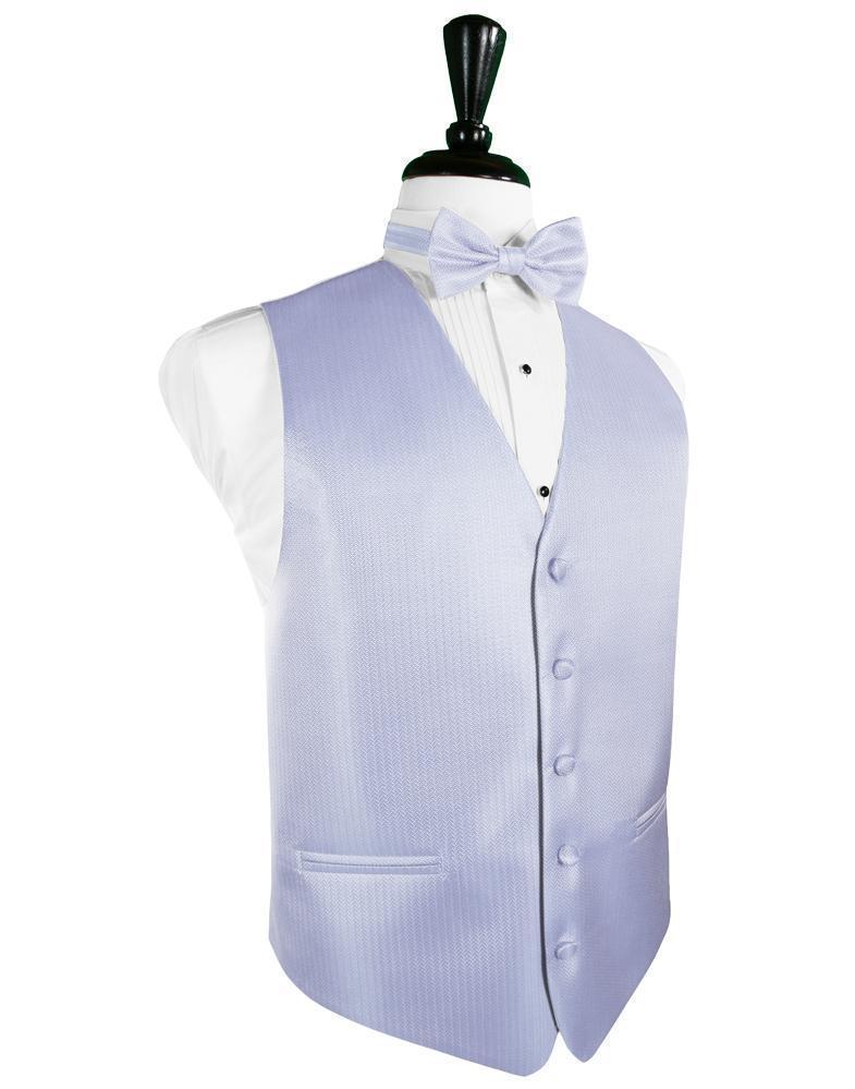 Herringbone Tuxedo Vest 8 - XS / Periwinkle - Chaleco 