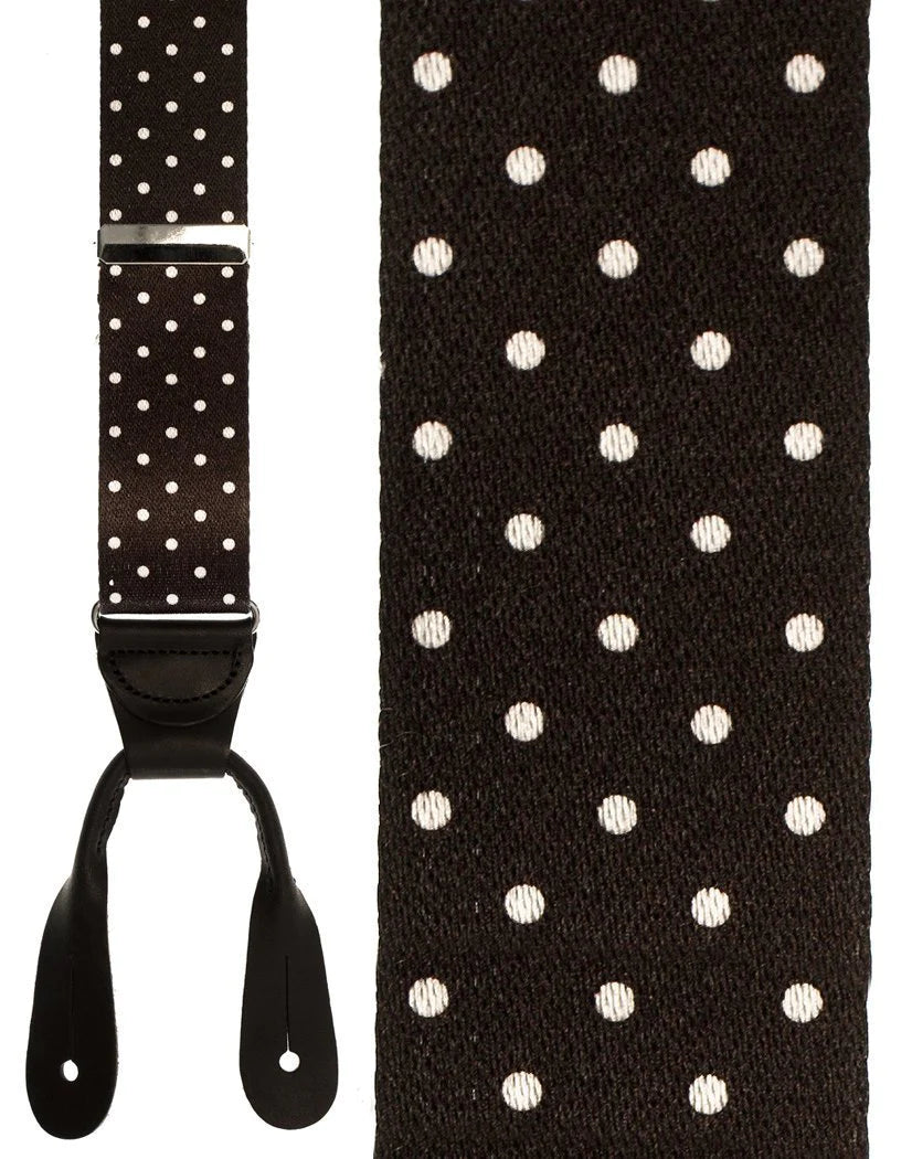 "Manhattan" Dots Suspenders 1.5"Width