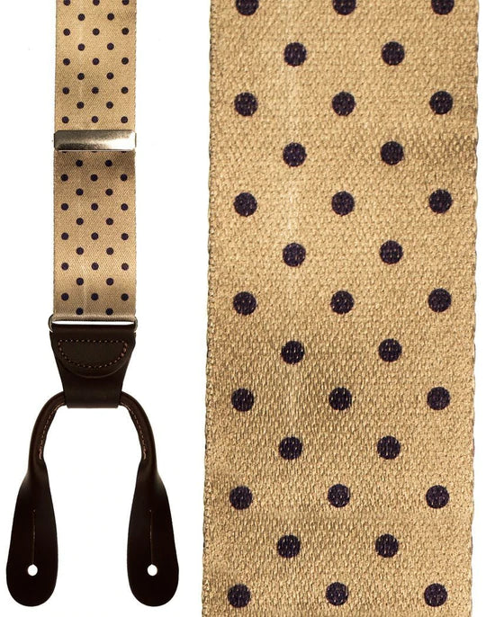 "Manhattan" Dots Suspenders 1.5"Width