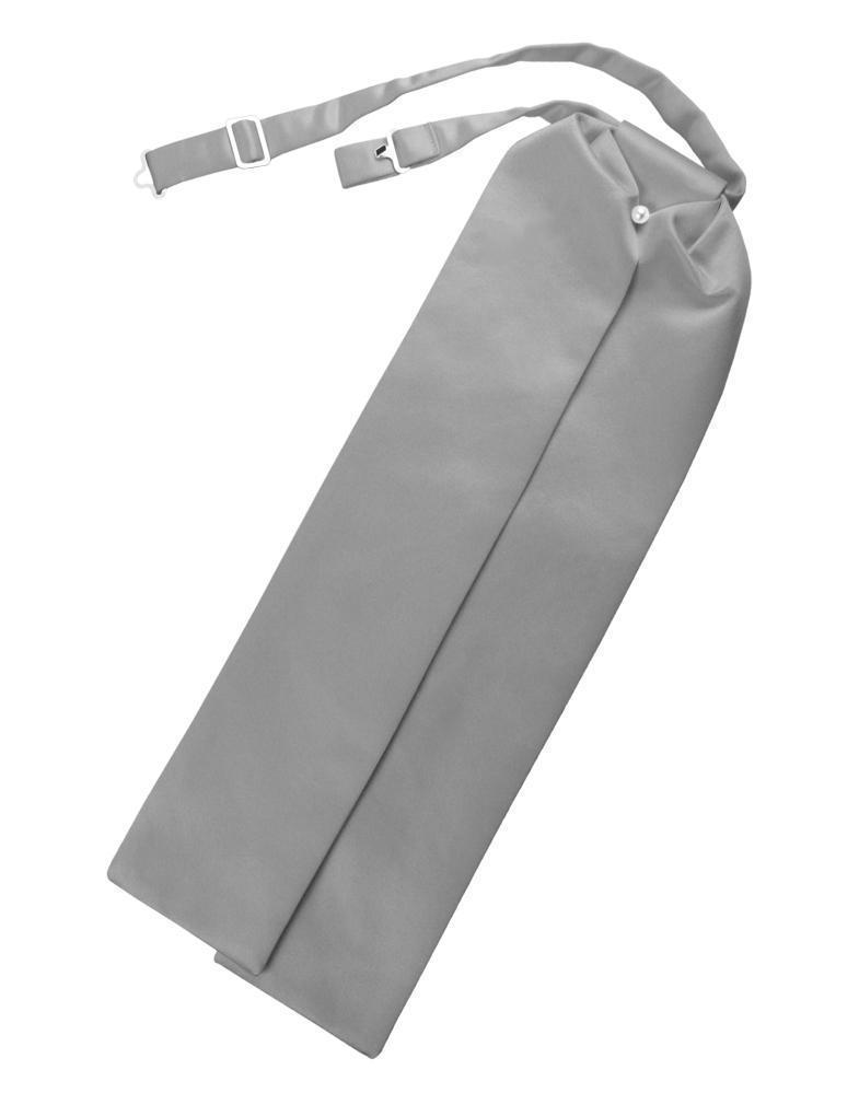 Luxury Satin Ascot - Silver - corbata Caballero