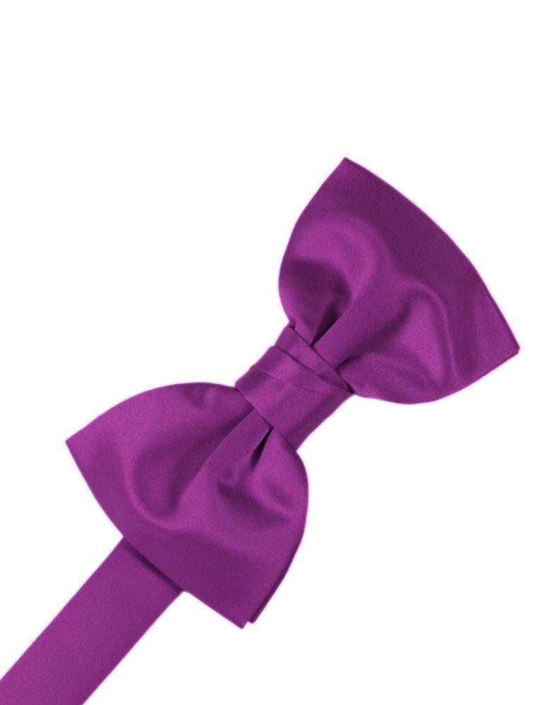 Luxury Satin Bow Tie - Cassis - corbatin caballero