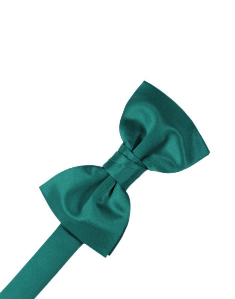 Luxury Satin Bow Tie - Jade - corbatin caballero