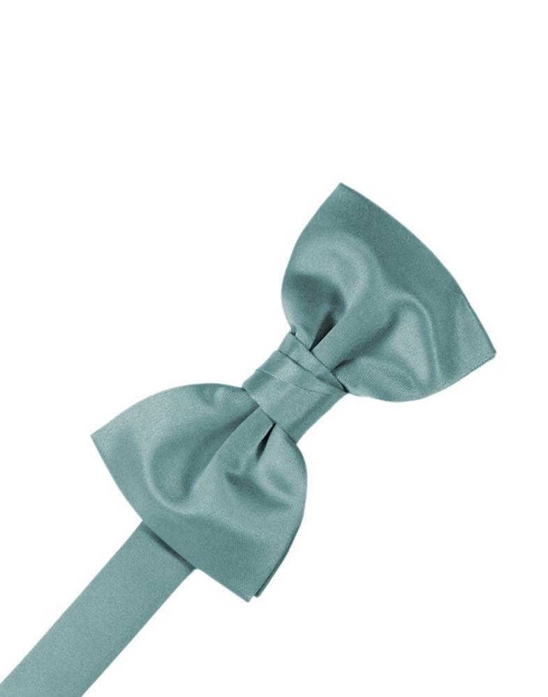 Luxury Satin Bow Tie - Mist - corbatin caballero