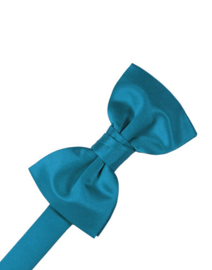 Luxury Satin Bow Tie - Pacific - corbatin caballero