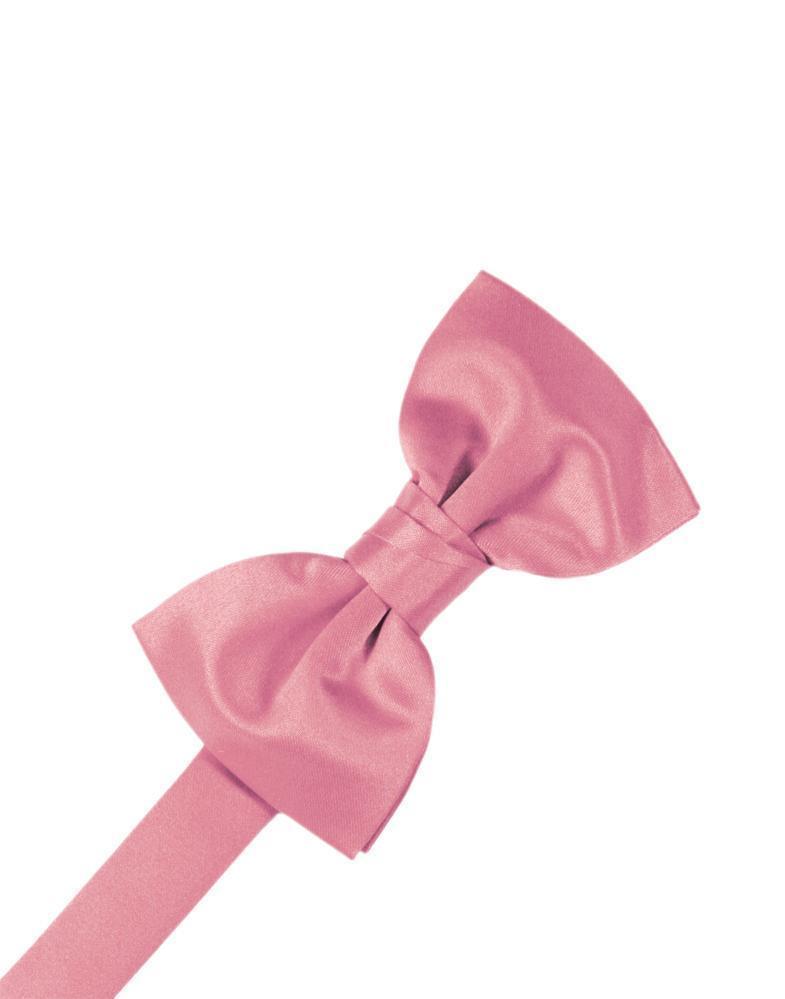 Luxury Satin Bow Tie - Rose Petal - corbatin caballero