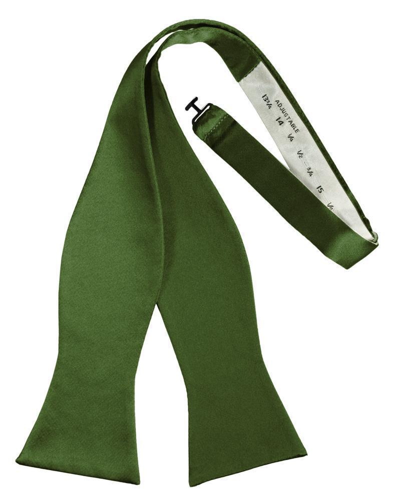 Luxury Satin Bow Tie - Self Tie - Clover - corbatin 
