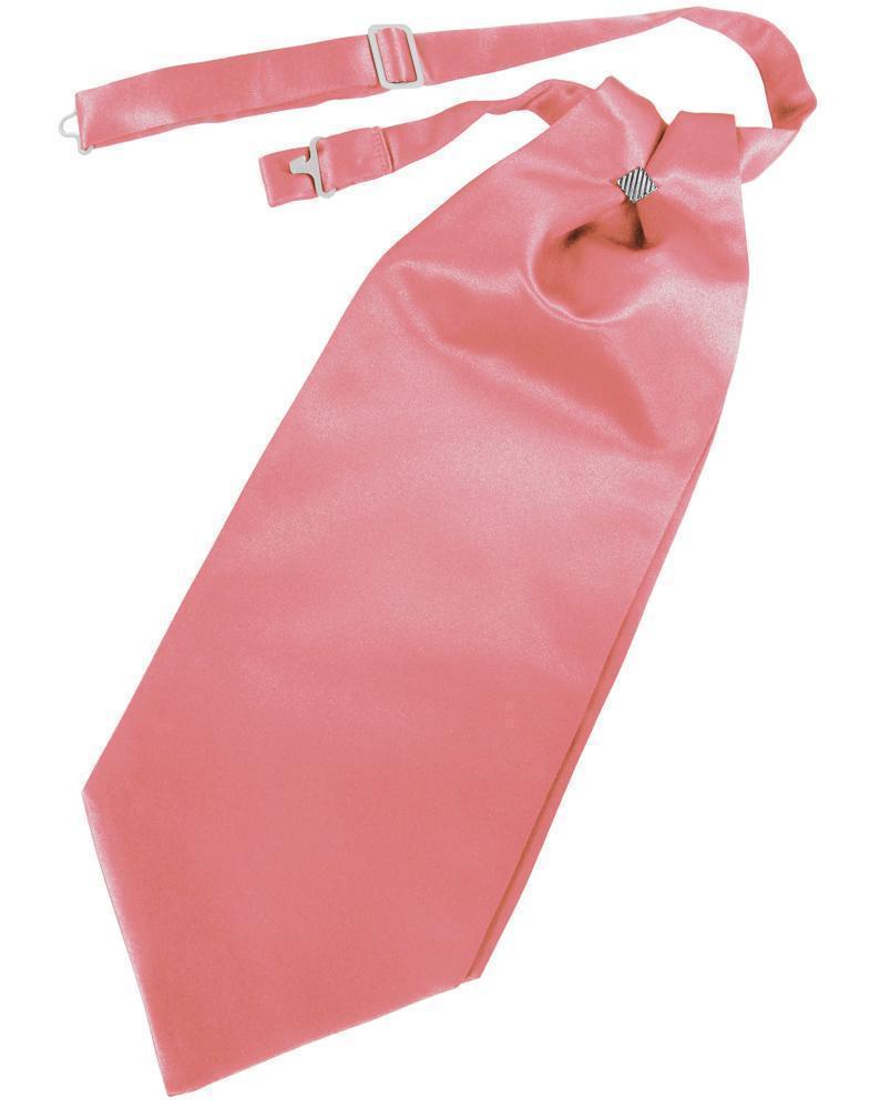 Luxury Satin Cravat - Guava - corbata Caballero