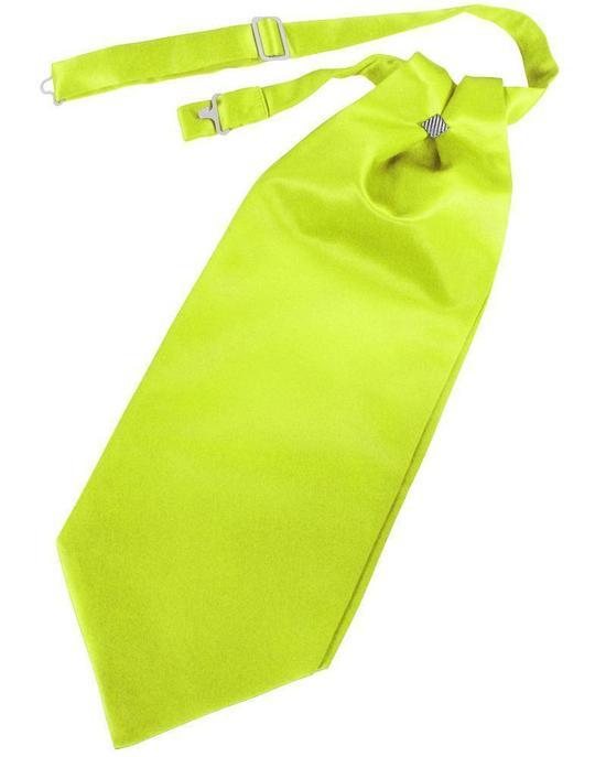 Luxury Satin Cravat - Lime - corbata Caballero