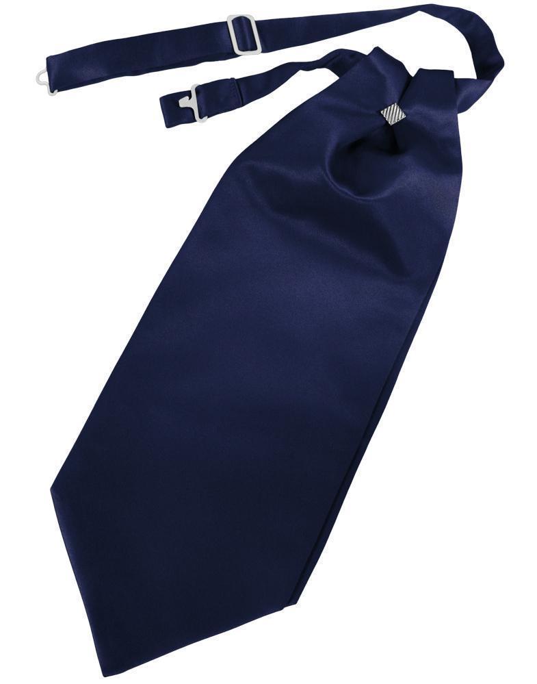 Luxury Satin Cravat - Marine - corbata Caballero